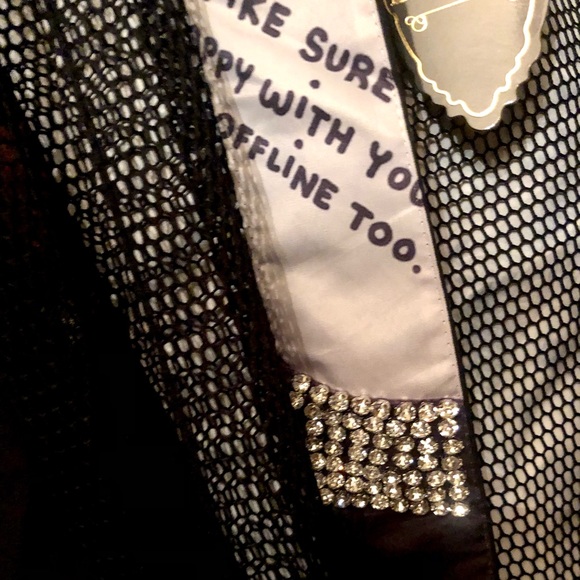 New NWT short sleeve black hooded jacket size M - Picture 10 of 14